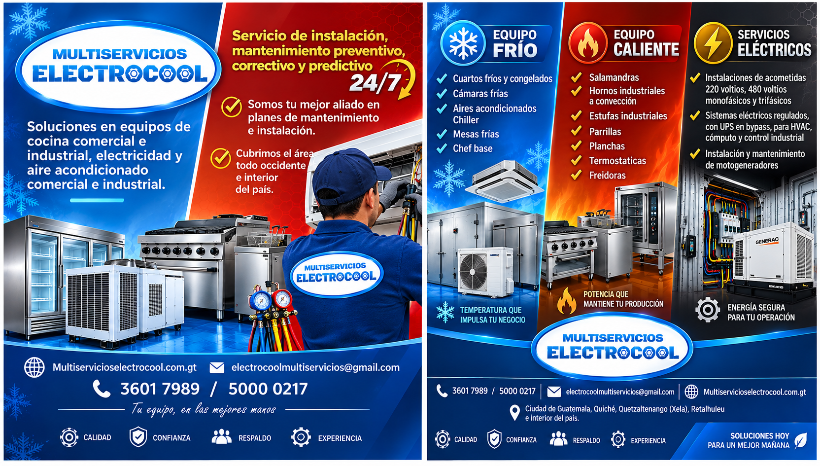 Cobertura y servicios Electrocool